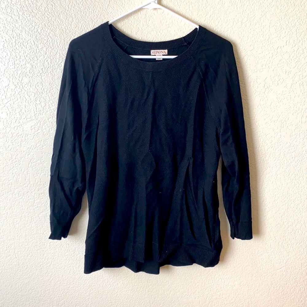 Black Crewneck Sweater